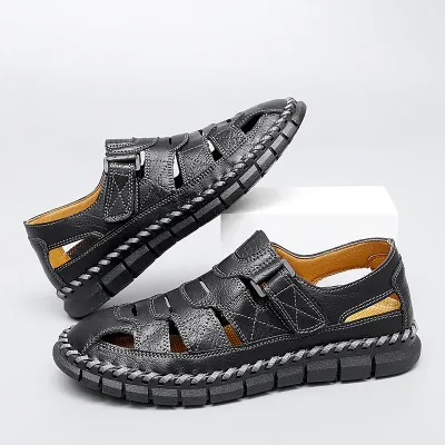 FLEX GLIDE GENUINE LEATHER SANDALS